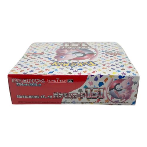 ポケモンカード151 BOX ポケモンカード｜トレファクONLINE