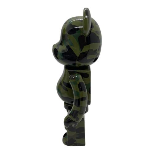A BATHING APE (アベイシングエイプ) MEDICOM TOY　超合金BE@RBRICK 1ST CAMO GREEN　