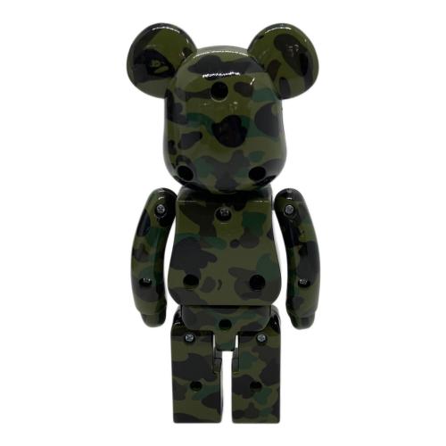 A BATHING APE (アベイシングエイプ) MEDICOM TOY　超合金BE@RBRICK 1ST CAMO GREEN　