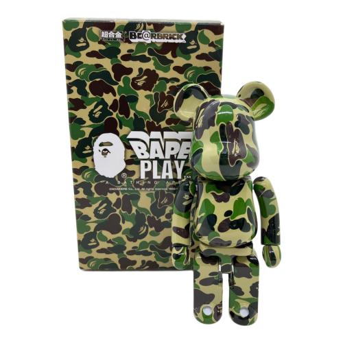 A BATHING APE (アベイシングエイプ) MEDICOM TOY　超合金BE@RBRICK ABC CAMO GREEN