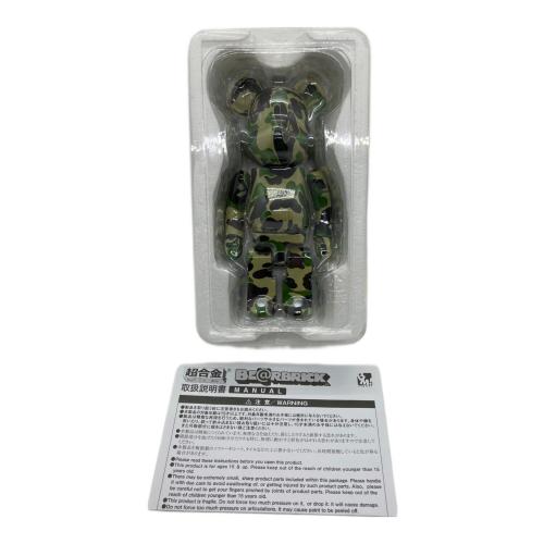A BATHING APE (アベイシングエイプ) MEDICOM TOY　超合金BE@RBRICK ABC CAMO GREEN
