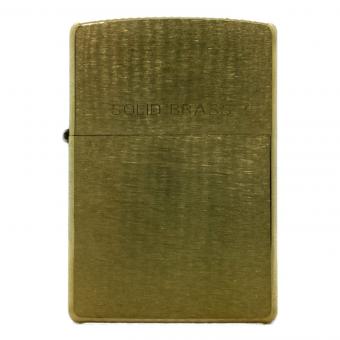 ZIPPO (ジッポ) オイルライター 1997年製 SOLID BRASS カラー：ゴールド