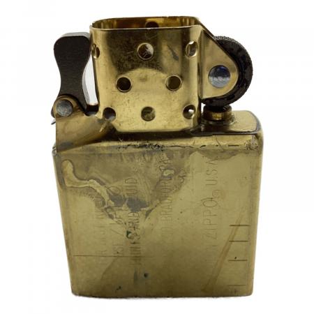 ZIPPO (ジッポ) オイルライター 1997年製 SOLID BRASS カラー