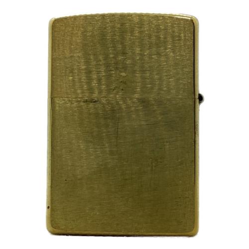 ZIPPO (ジッポ) オイルライター 1997年製 SOLID BRASS カラー：ゴールド