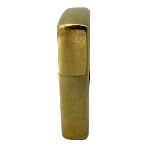 ZIPPO (ジッポ) オイルライター 1997年製 SOLID BRASS カラー：ゴールド