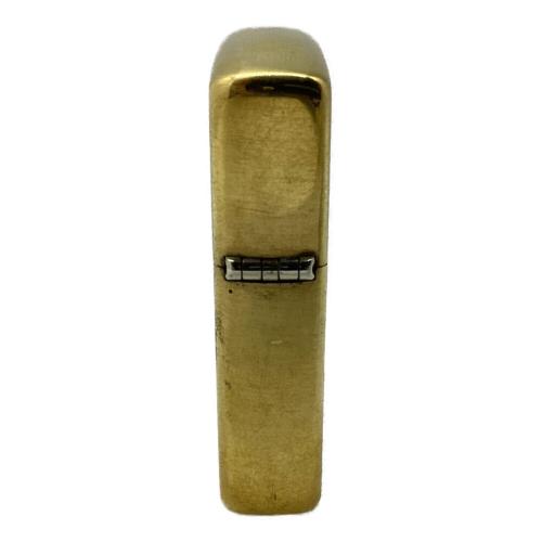 ZIPPO (ジッポ) オイルライター 1997年製 SOLID BRASS カラー：ゴールド