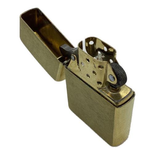 ZIPPO (ジッポ) オイルライター 1997年製 SOLID BRASS カラー：ゴールド