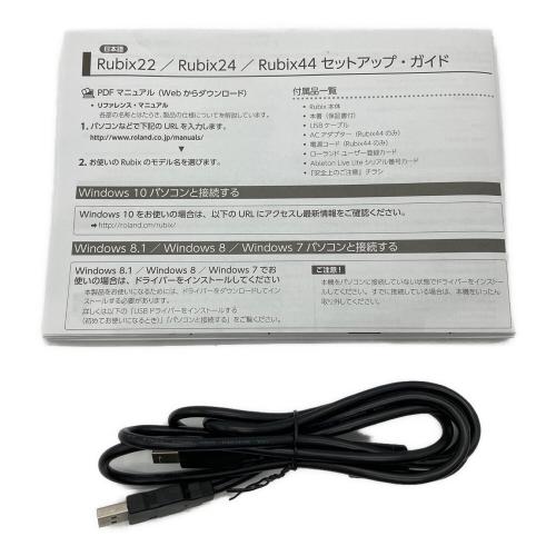 ROLAND(ローランド) USBオーディオ・インターフェース RUBIX24 ブラック