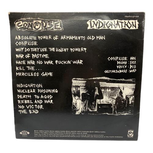 CONFUSE INDIGNATION レコード