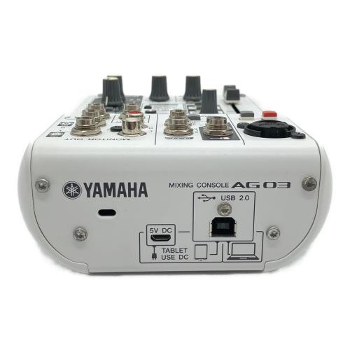 YAMAHA (ヤマハ) ウェブキャスティングミキサー AG03