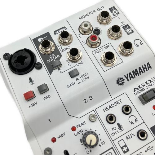 YAMAHA (ヤマハ) ウェブキャスティングミキサー AG03