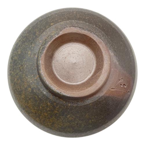 備前焼 (ビゼンヤキ) 茶碗 泰山窯造