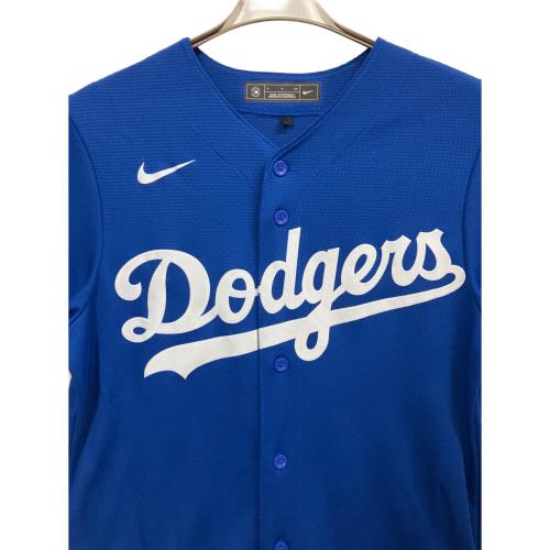 NIKE (ナイキ) ゲームシャツ T770-LDRS ドジャース ムーキー・ベッツ メンズ SIZE S ブルー