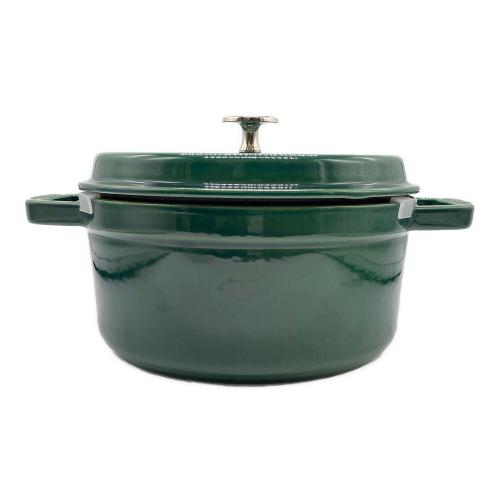 Staub(ストウブ) 両手鍋 COCOTTE RONDE 40510-662 22㎝ エメラルド
