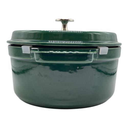 Staub(ストウブ) 両手鍋 COCOTTE RONDE 40510-662 22㎝ エメラルド