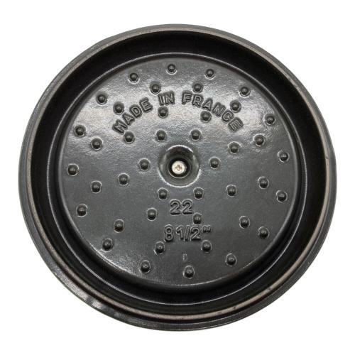 Staub(ストウブ) 両手鍋 COCOTTE RONDE 40510-662 22㎝ エメラルド