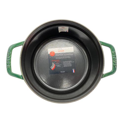 Staub(ストウブ) 両手鍋 COCOTTE RONDE 40510-662 22㎝ エメラルド