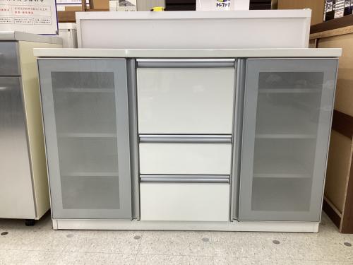 ニトリ サイドボード 幅:約120㎝ ホワイト モデナ2