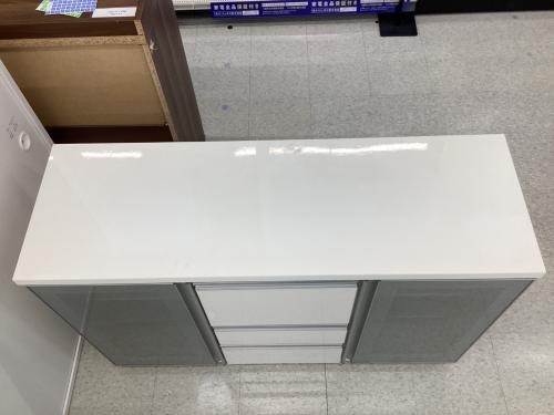 ニトリ サイドボード 幅:約120㎝ ホワイト モデナ2