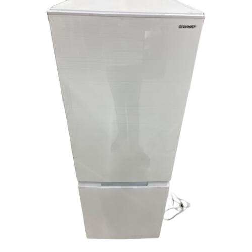 SHARP (シャープ) 2ドア冷蔵庫 ファン式 SJ-D18G-W 2021年製 171L 58L 121L 程度B(軽度の使用感) クリーニング済