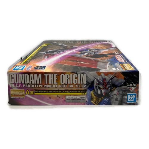BANDAI (バンダイ) RX-78-02ガンダム(GUNDAM THE ORIGIN版)[ソリッドクリア/スタンダード] ガンプラ A賞 一番くじ MG 1/100