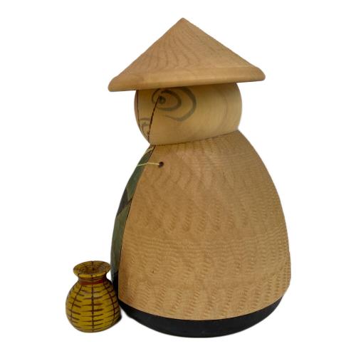 関口三作 (セキグチサンサク) こけし 太公望 釣り竿欠品