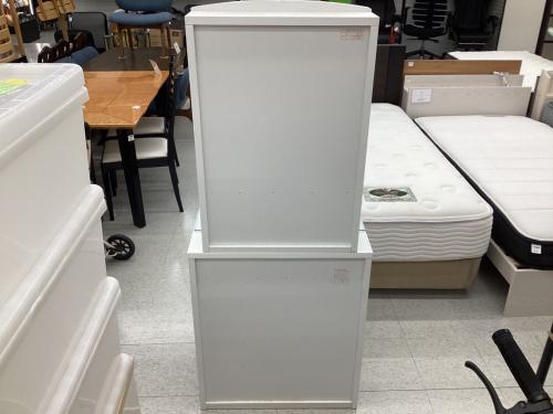 3面ドレッサー ホワイト 176 引き出し付 イス付