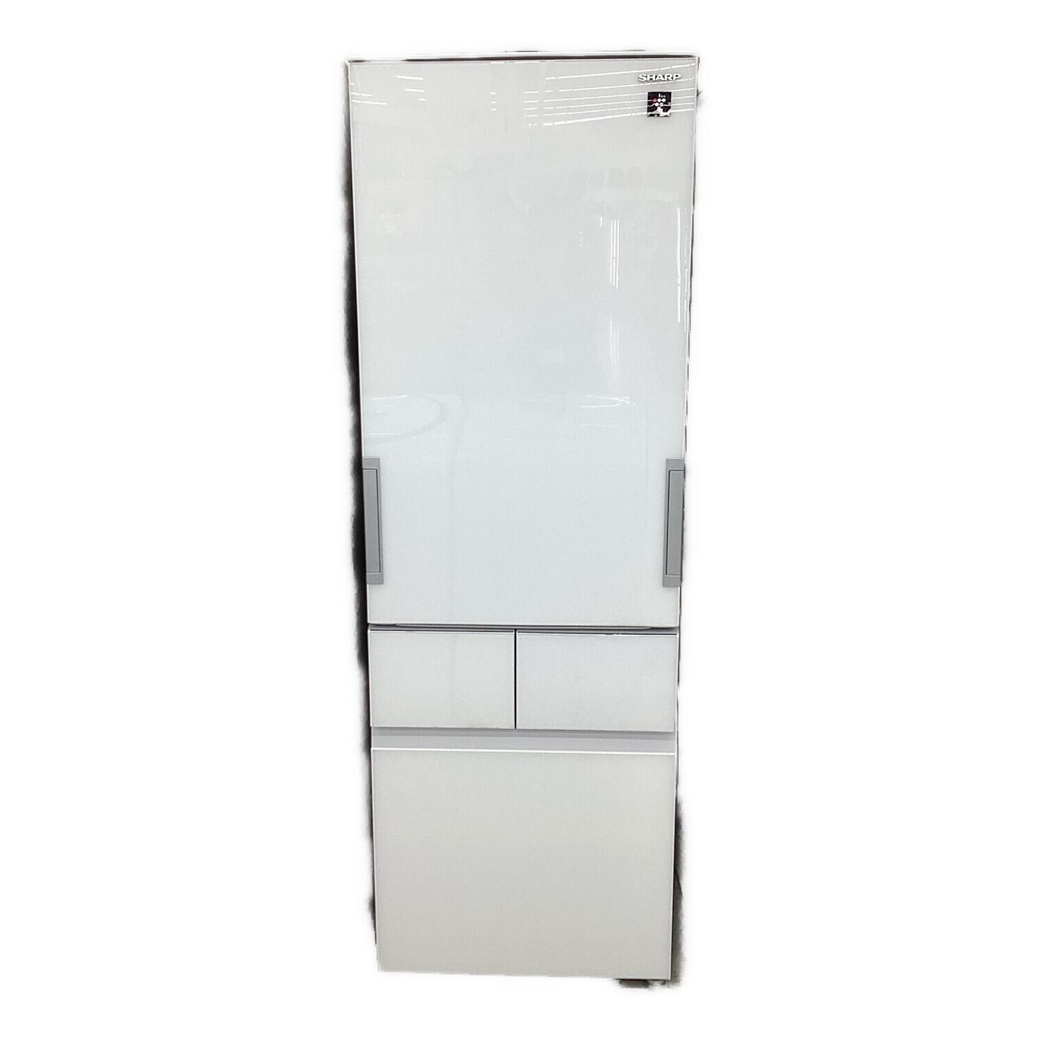 SHARP 4ドア冷蔵庫 2019年購入 412L SJ-GT42E-W 美品 SHARP (シャープ) 4ドア冷蔵庫 SJ-GT42E-W 2019年製｜トレファクONLINE