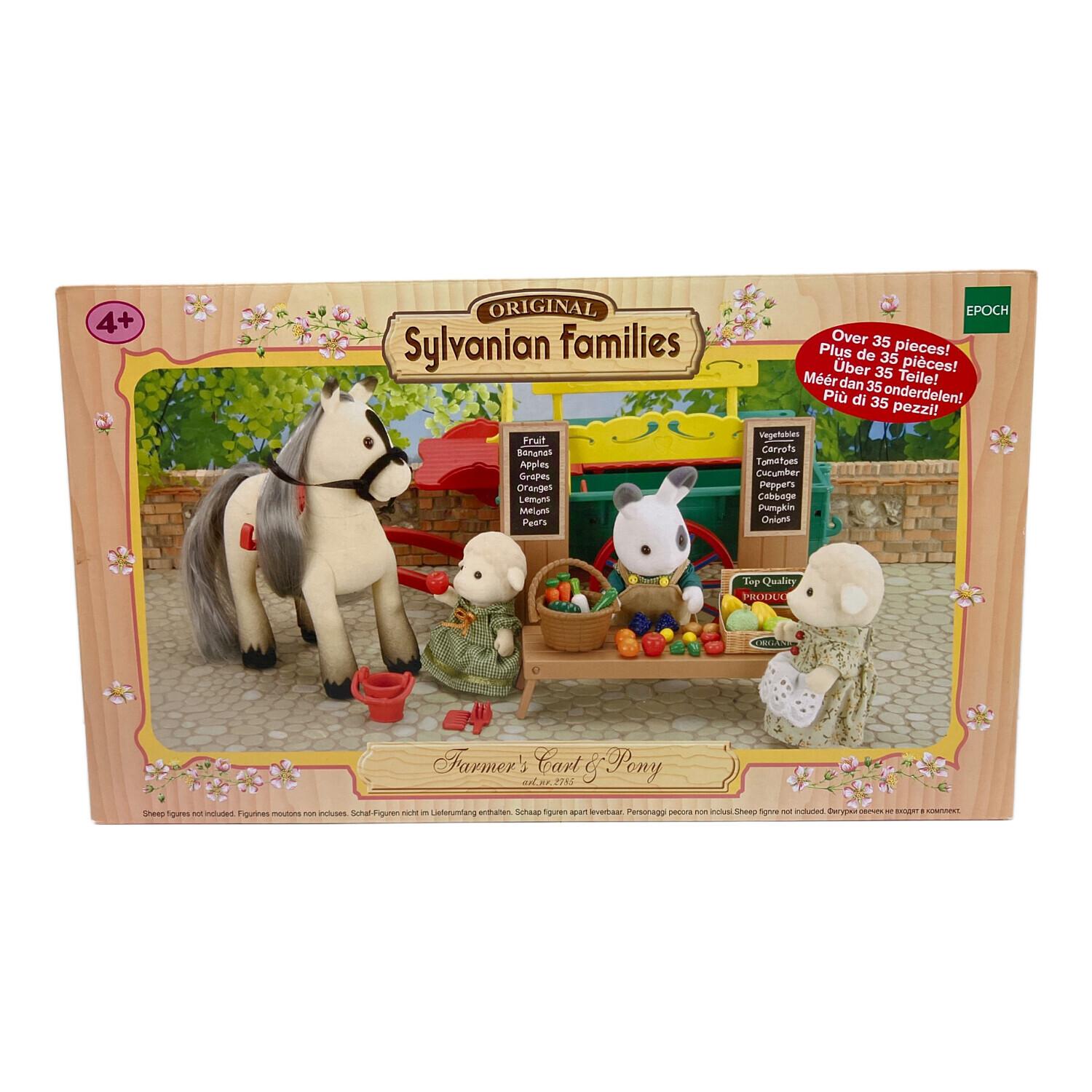 シルバニアファミリー - シルバニアファミリー　ファーマーズカート&amp;ポニー EPOCH (エポック) シルバニアファミリー Farmer's Cart＆Pony