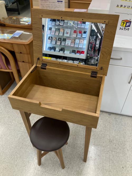 1面ドレッサー ブラウン スツール付 RAM-3338 Rasic