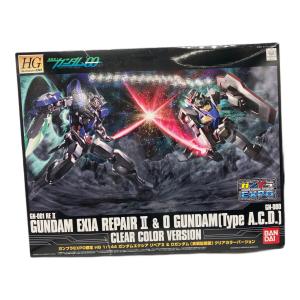 BANDAI (バンダイ) 1/144 HG ガンダムエクシア リペア2＆Oガンダム(実戦配備型) クリアカラーバージョン ガンプラEXPO限定 「機動戦士ガンダム00(ダブルオー)」 ガンプラ