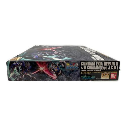 BANDAI (バンダイ) 1/144 HG ガンダムエクシア リペア2＆Oガンダム(実戦配備型) クリアカラーバージョン ガンプラEXPO限定 「機動戦士ガンダム00(ダブルオー)」 ガンプラ