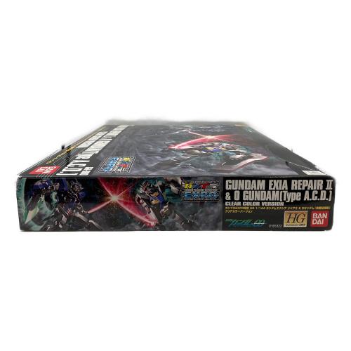 BANDAI (バンダイ) 1/144 HG ガンダムエクシア リペア2＆Oガンダム(実戦配備型) クリアカラーバージョン ガンプラEXPO限定 「機動戦士ガンダム00(ダブルオー)」 ガンプラ