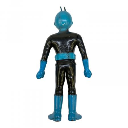 ポピー ソフビフィギュア マフラー欠品/ブルー 仮面ライダー1号