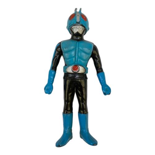 ポピー ソフビフィギュア マフラー欠品/ブルー 仮面ライダー1号