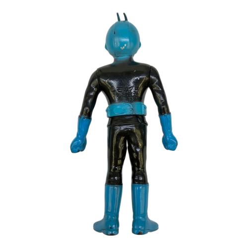 ポピー ソフビフィギュア マフラー欠品/ブルー 仮面ライダー1号