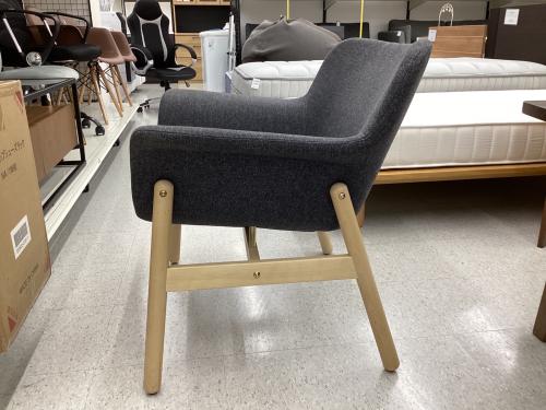 IKEA (イケア) パーソナルチェア グレー×ナチュラル VEDBO 70424128
