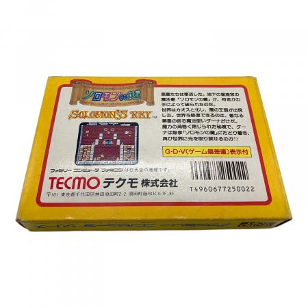 Nintendo (ニンテンドー) ソロモンの鍵 ファミコン用ソフト