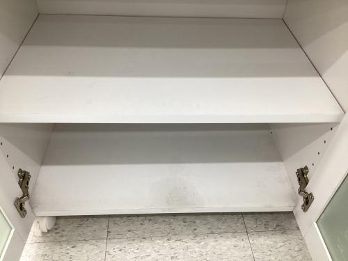 キッチンカウンター ナチュラル×ホワイト 217 3枚扉