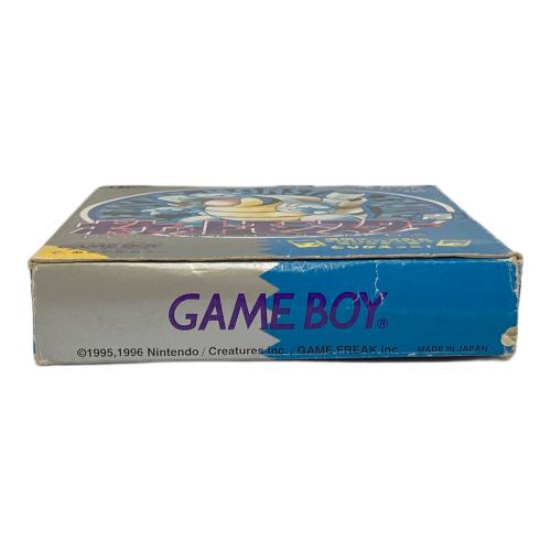 ゲームボーイ用ソフト 箱ダメージ有 ポケットモンスター 青 -