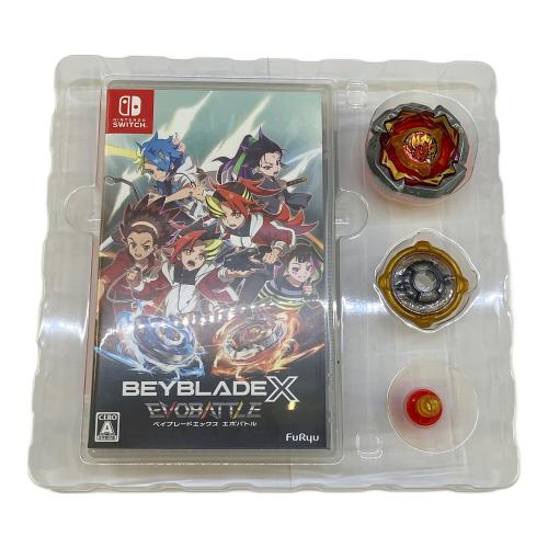 Nintendo (ニンテンドー) ベイブレードエックス エボバトル Nintendo Switch用ソフト 新型ベイブレード レオンファング付 CERO A (全年齢対象)
