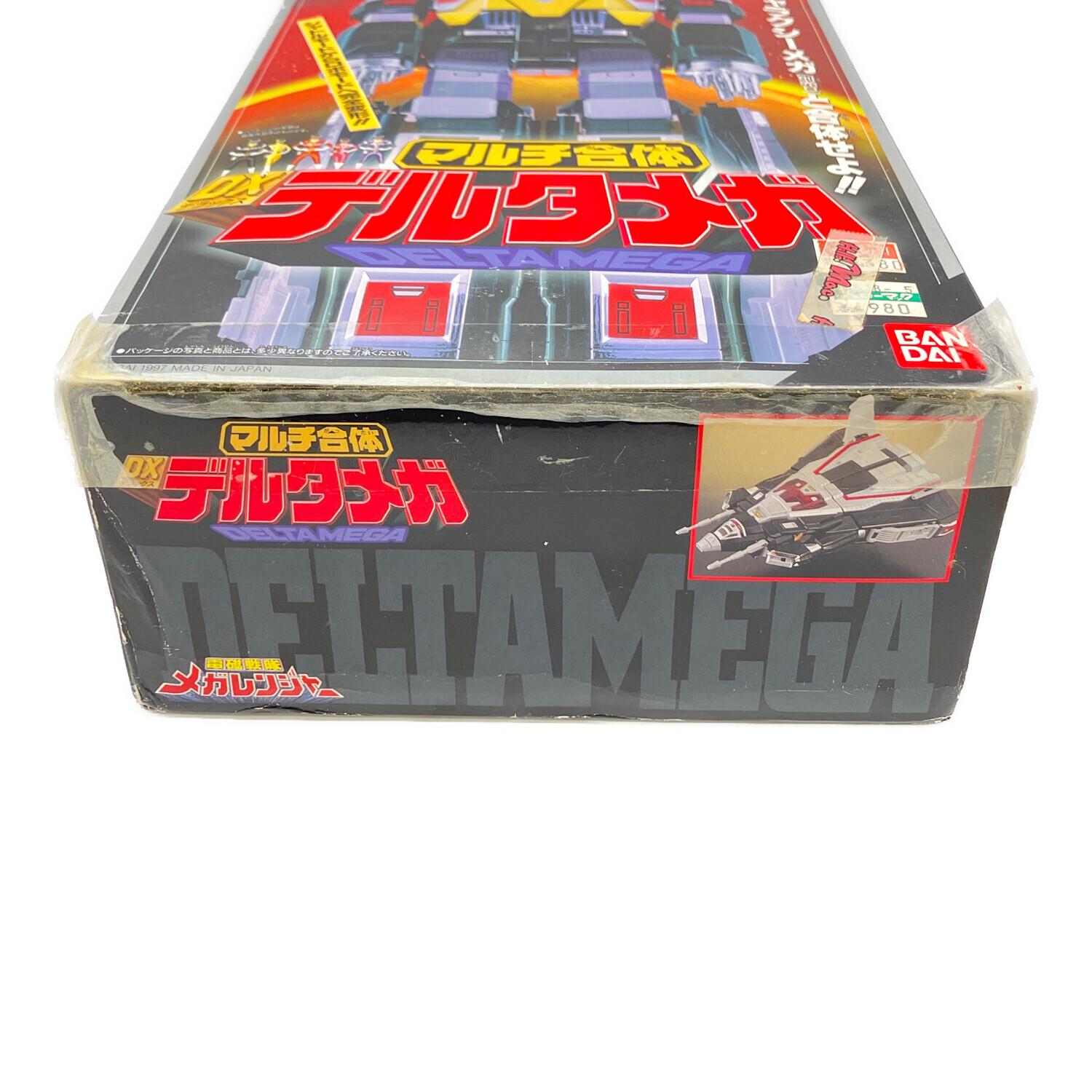 電磁戦隊メガレンジャー　マルチ合体　DXデルタメガ　箱あり　欠品あり BANDAI (バンダイ) 【シールイ使用済み/箱ダメージ有り】マルチ合体 DX