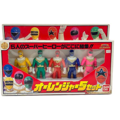 BANDAI (バンダイ) オーレンジャー5セット 「超力戦隊オーレンジャー」 ソフビフィギュア フィギュア ⑬