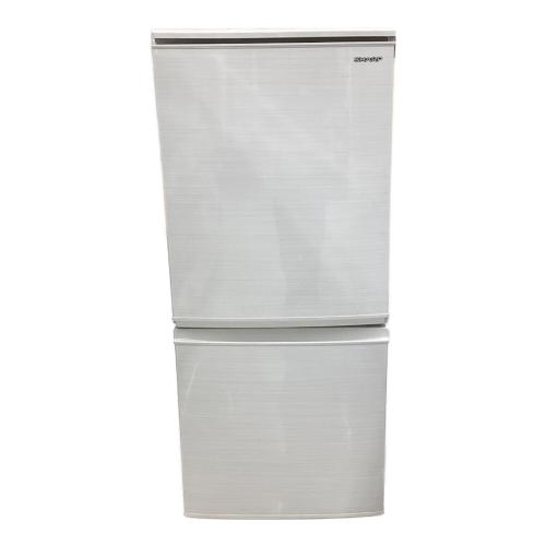 SHARP (シャープ) 2ドア冷蔵庫 SJ-D14F-W 2020年製 270 137L