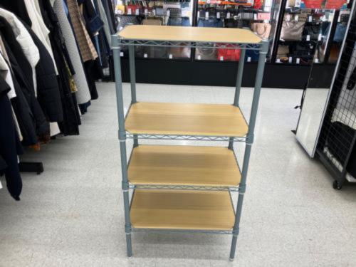 LUMINOUS (ルミナス) メタルラック Latte/ウッドシート付き ブルー