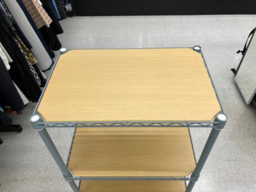 LUMINOUS (ルミナス) メタルラック Latte/ウッドシート付き ブルー