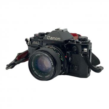 Canon A-1 フィルム一眼レフカメラ NEW FD f/1.8レンズ付 CANON (キャノン) フィルムカメラ A-1 内部カビ有/レンズ付き/Canon FD