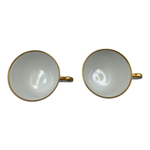 大倉陶園 (オオクラトウエン) カップ&ソーサー ① 金蝕バラ