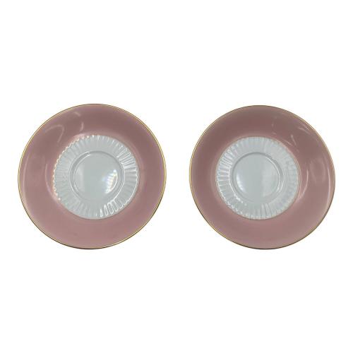 大倉陶園 (オオクラトウエン) ペアカップ&ソーサー 色蒔き