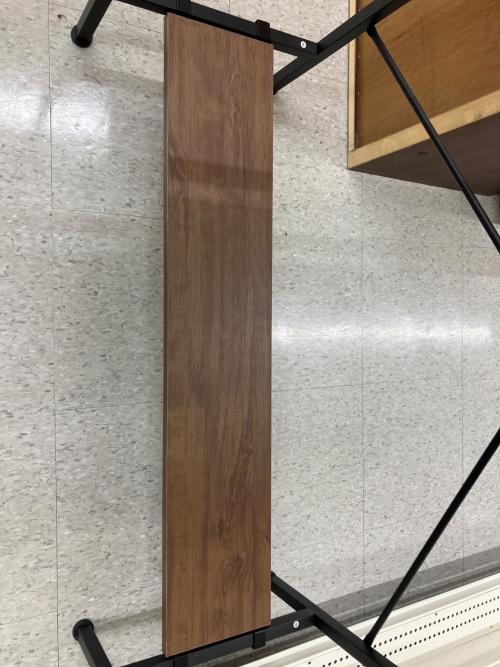 レンジラック ヴィンテージごみ箱上ラック  38 ブラウン